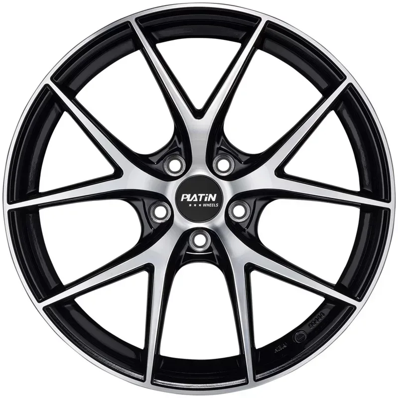 Felgen Platin P94 8.0x19 5x112 ET30 Schwarz Poliert