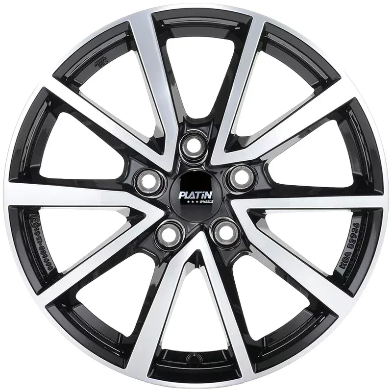 Felgen Platin P95 6.5x17 5x112 ET38 D-schwarz Fr.pol