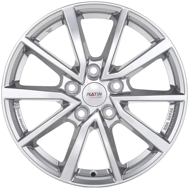 Platin P95 6.0x16 5x114.3 ET50 METALL SILBER Felgen