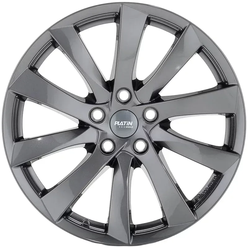 Felgen Platin P106 8.0x18 5x114.3 ET35 Dark Anthrazit