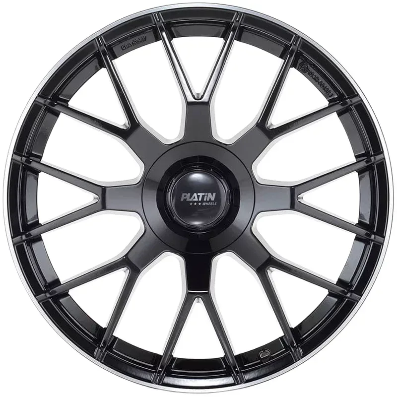 Felgen Platin P108 8.0x19 5x112 ET43 Black Lip Polish