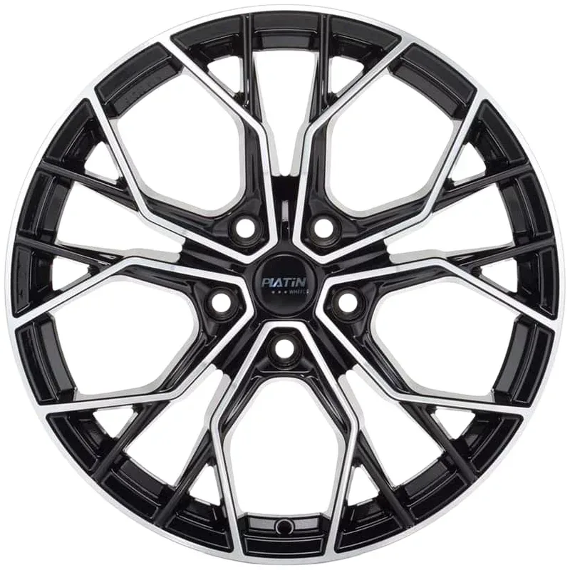Felgen Platin P118 7.5x18 5x108 ET42 Black Polished