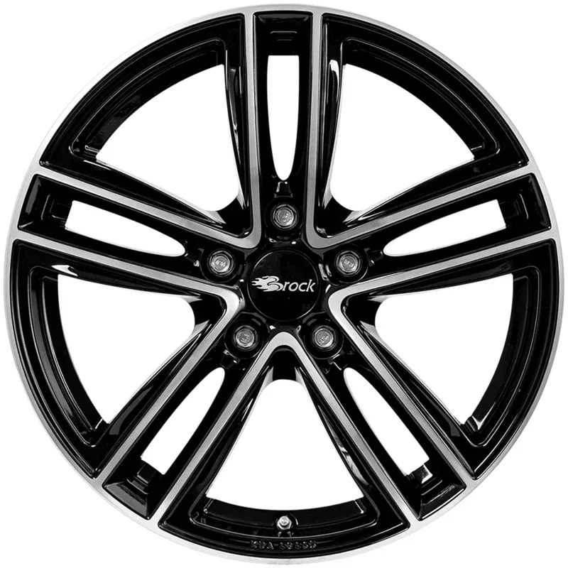 Felgen RC Design RC27 6.5x16 5x114.3 ET32 Schwarz Glanz Voll-poliert