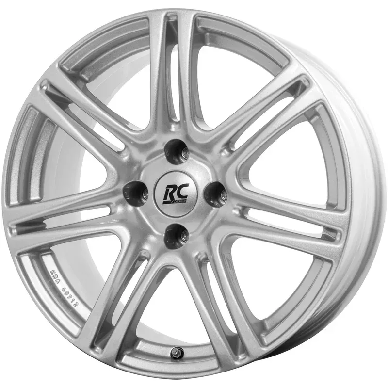 RC Design RC28 6.5x15 4x108 ET20 Kristallsilber Felgen