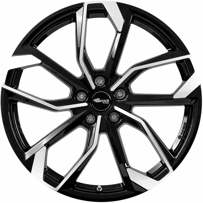 Felgen RC Design RC34 6.0x16 5x112 ET43 Schwarz Glanz Voll-poliert