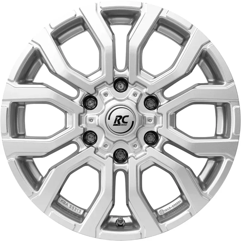 Felgen RC Design RC35 6.5x17 6x130 ET54 Kristallsilber