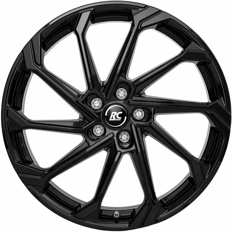 RC Design RC36 9.5x20 5x112 ET43 Schwarz Glanz Felgen