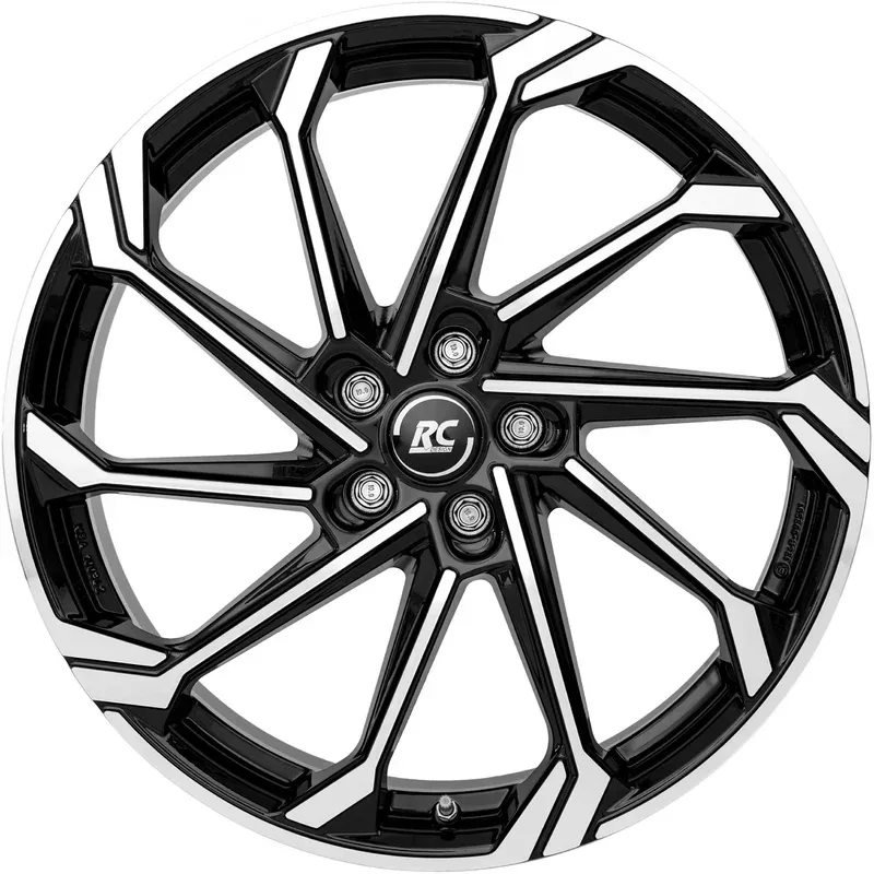 Felgen RC Design RC36 8.0x20 5x108 ET49 Schwarz Glanz Voll-poliert