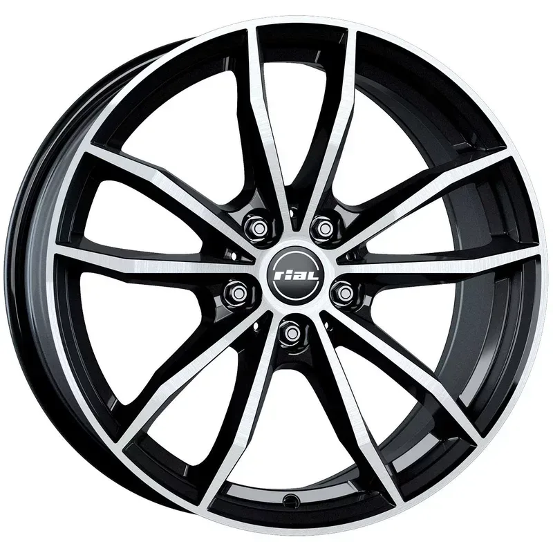 Felgen RIAL X12X 8.5x19 5x112 ET26 Diamond-black Frontpolished