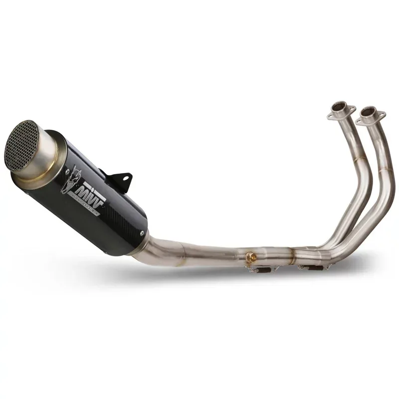 MIVV GP Pro Auspuff 2-1 Y.065.K2P Carbon für Yamaha MT-07 2021- - Motorradteile & Ersatzteile - Auspuff