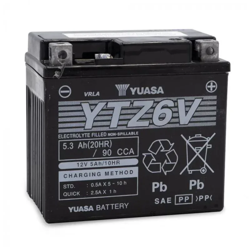 Batterie Yuasa YTZ6V  12V 5.3Ah
