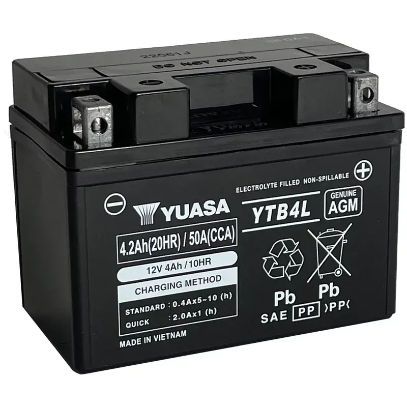 Batterie Yuasa YTB4L  12V 4.2Ah