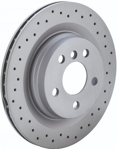 Bremsscheibe Hinten Gelochten Zimmermann Sport Coat Z für AUDI A3 (8V1, 8VK)  1.8 TFSI quattro 180ps