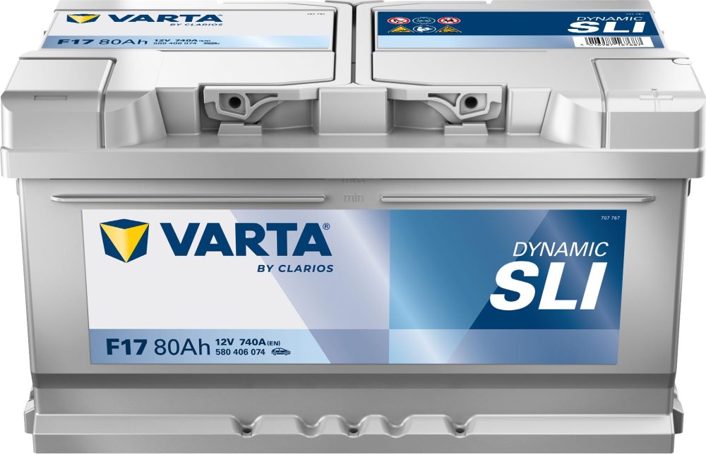 Autobatterie Varta F17 Dynamic SLI 12V 80Ah  740A