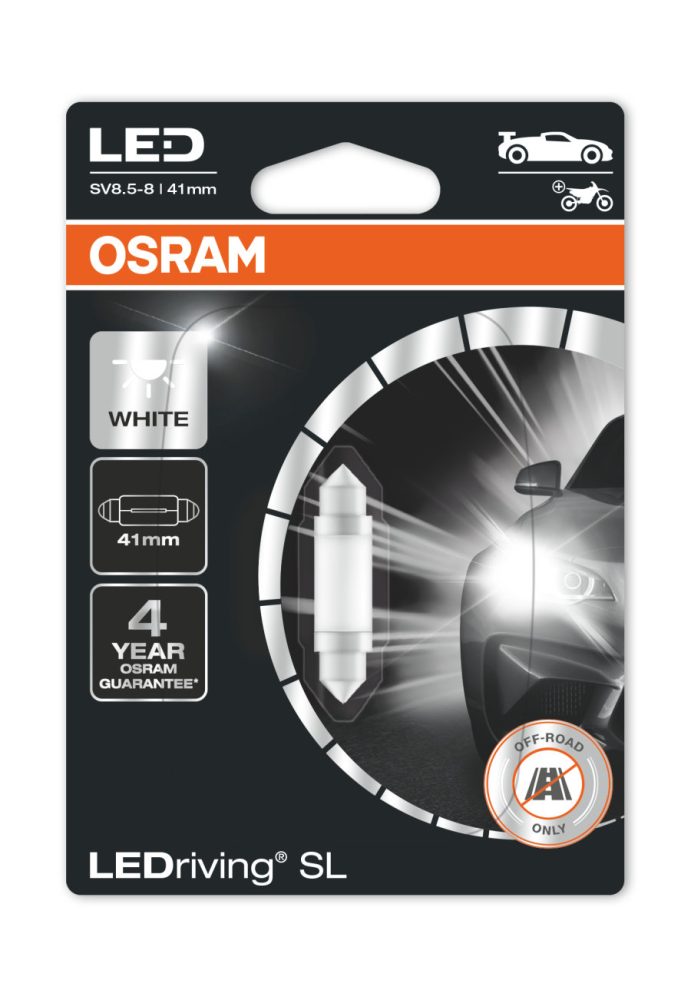 Leds Osram LEDriving SL C5W Cool White 41mm 1W 6000K