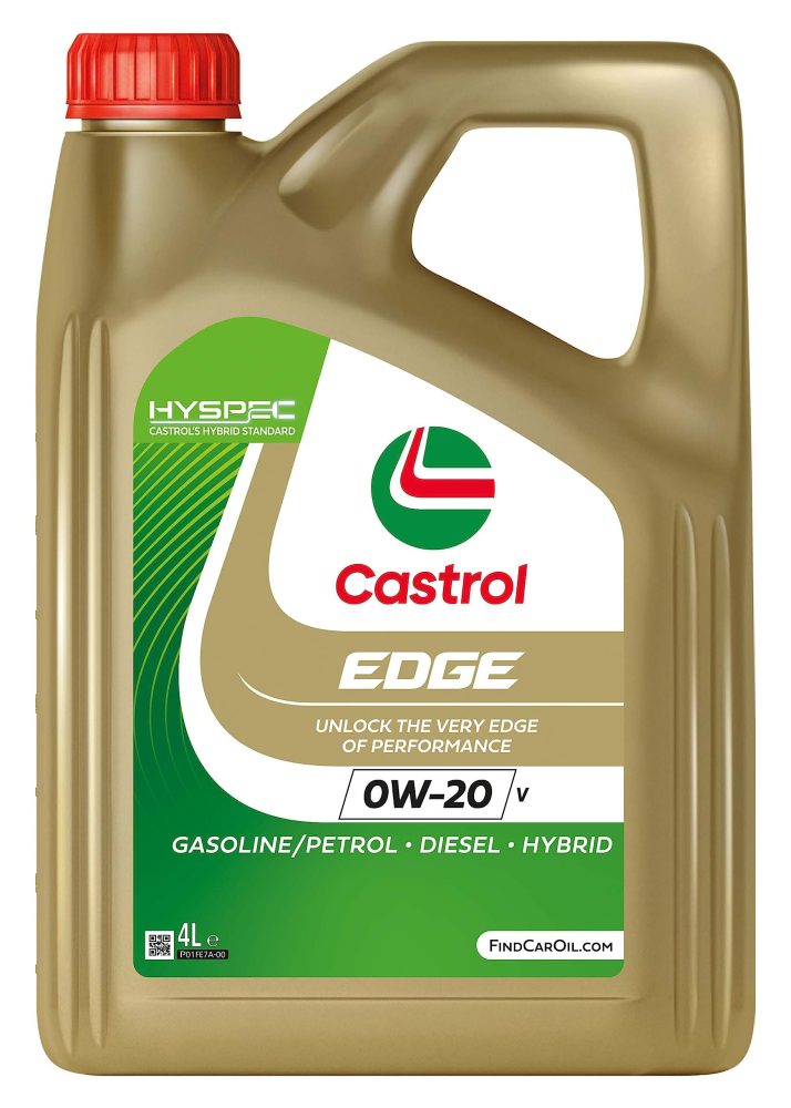 Castrol, Öle, EDGE 0W20 V 4L, AUTO & BIKE, 15F708 4008177183928