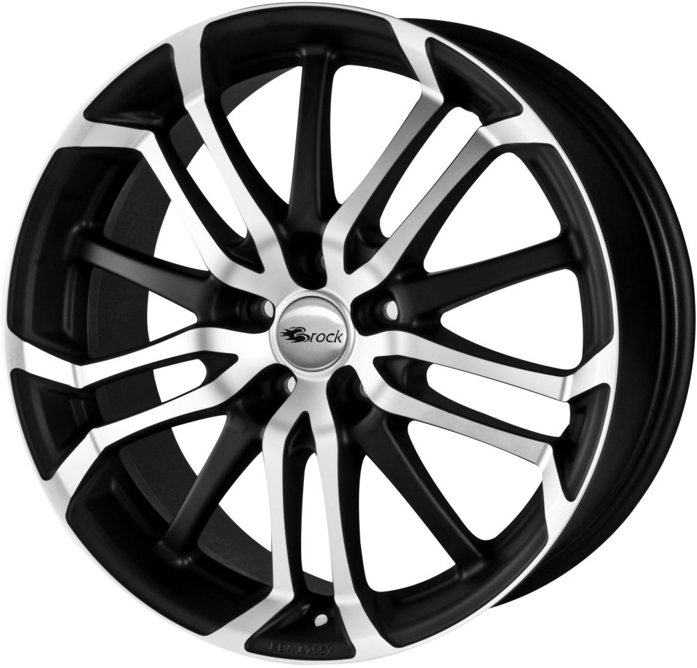 Brock B26 8.5x19 5x120 ET50 Schwarz Matt Voll-Poliert Felgen