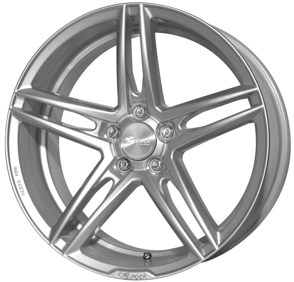 Brock B33 8.5x19 5x115 ET40 Kristallsilber Felgen