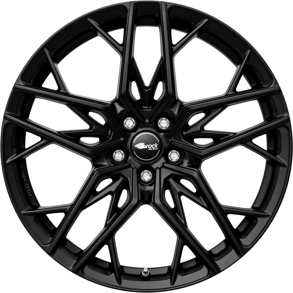 Felgen Brock B44 8.5x19 5x114.3 ET35 Satin Black Matt