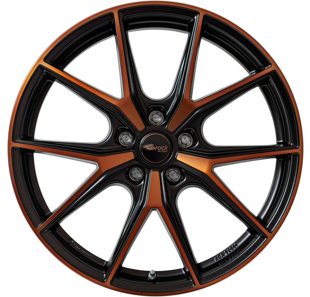 Brock B40 8.0x19 5x112 ET45 Black Orange Matt Felgen