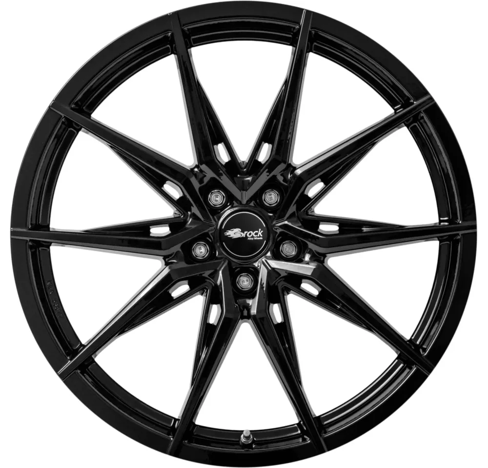 Brock B42 8.5x20 5x112 ET35 Schwarz Glanz Felgen