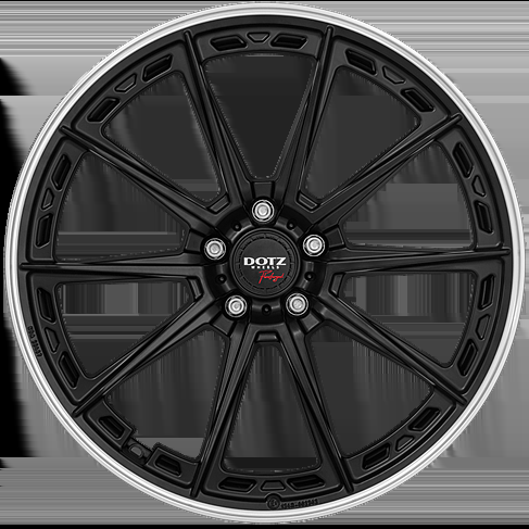 DOTZ Sonoma 9.5x19 5x112 ET44 Black matt/polished lip Felgen
