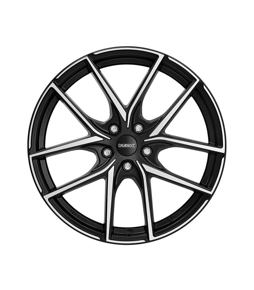 DEZENT TO 7.0x17 5x108 ET50 Black/polished Felgen