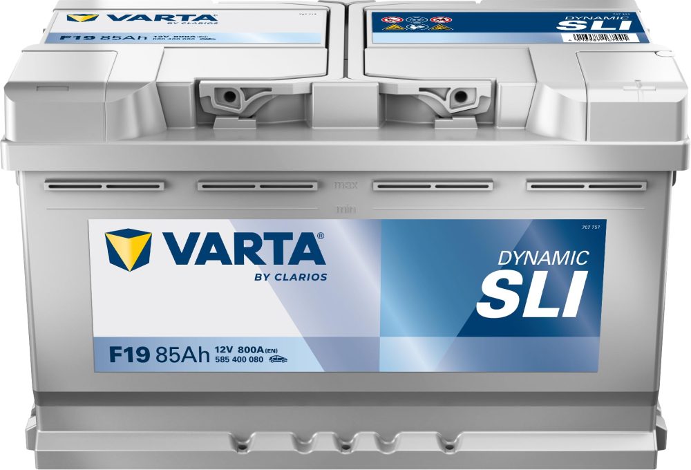 Autobatterie Varta F19 Dynamic SLI 12V 85Ah  800A