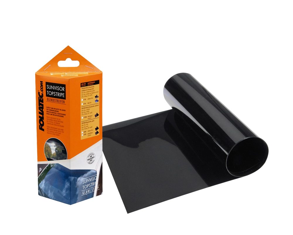 Foliatec  Blendstreifen Topstripe schwarz 15x152cm