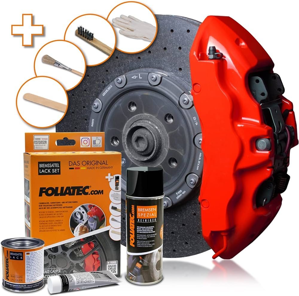Foliatec Performance Red Bremssattellack-Set 125ml
