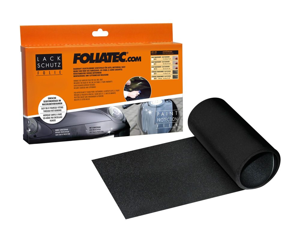 Foliatec  Lackschutzfolie schwarzmatt strukturiert
