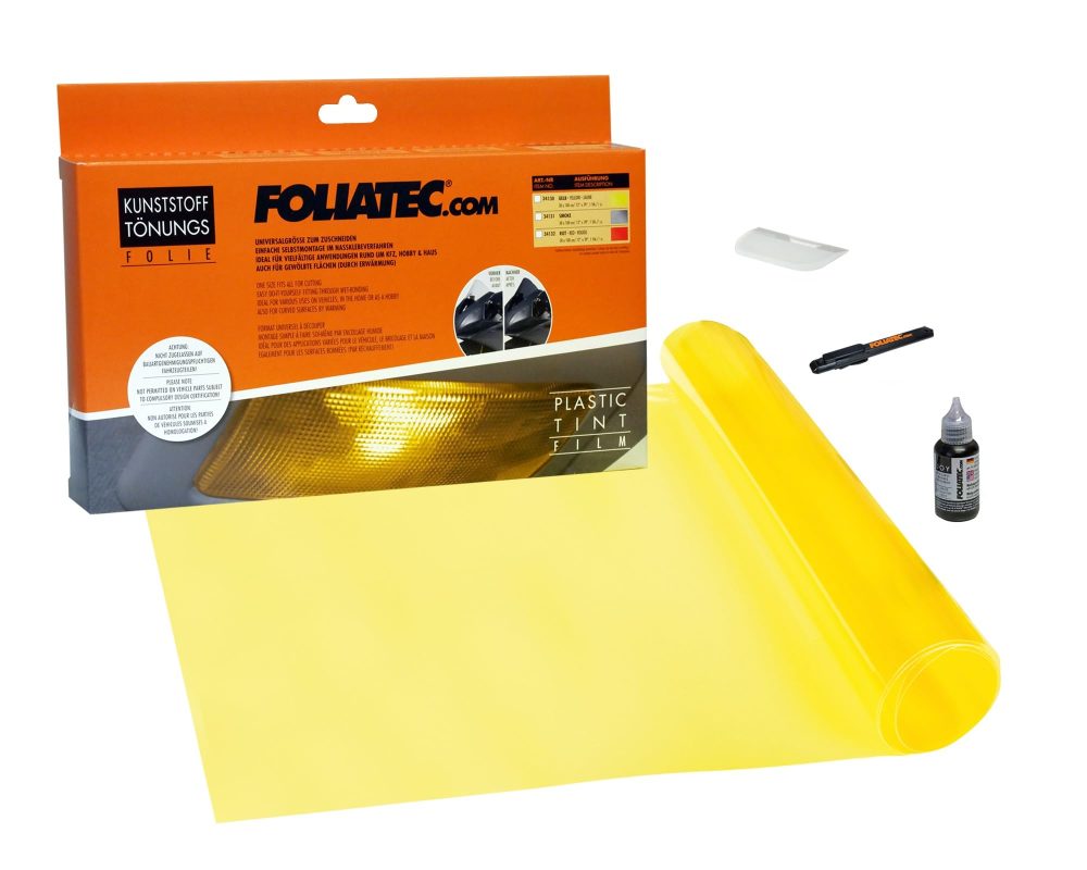 Foliatec  Kunststofftönungsfolie Gelb 30x100cm