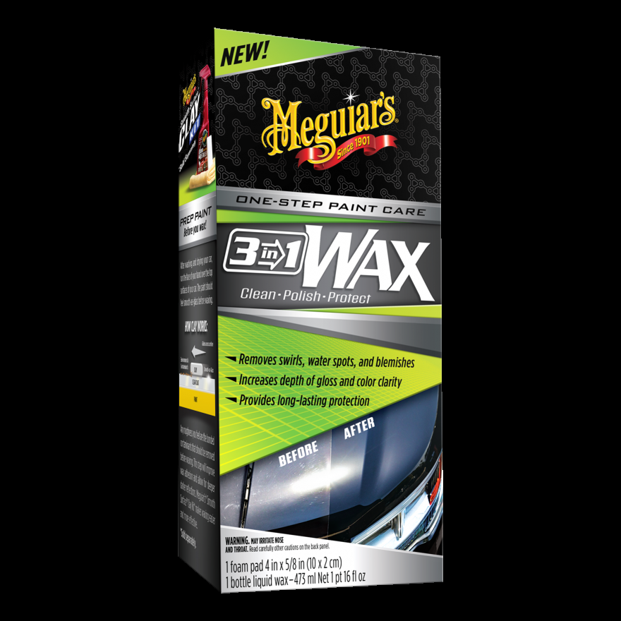 Meguiars 3 in 1 Wax, Water Spot & Swirl Remover