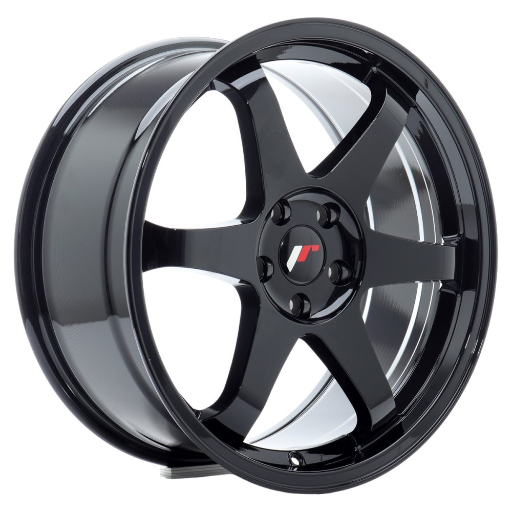 JR Wheels JR3 8.0x16 4x100 ET25 Gloss Black Felgen