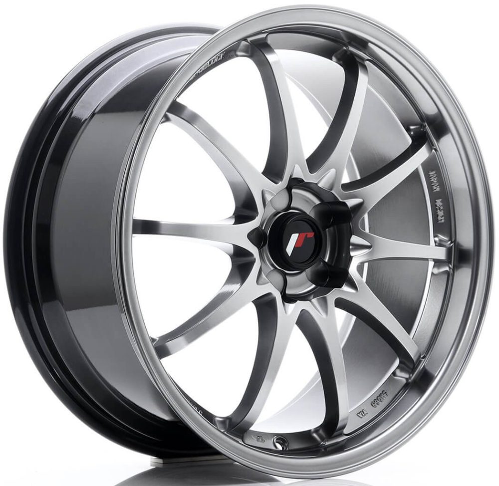 JR Wheels JR5 9.5x19 5x100 ET12 Hyper Black Felgen