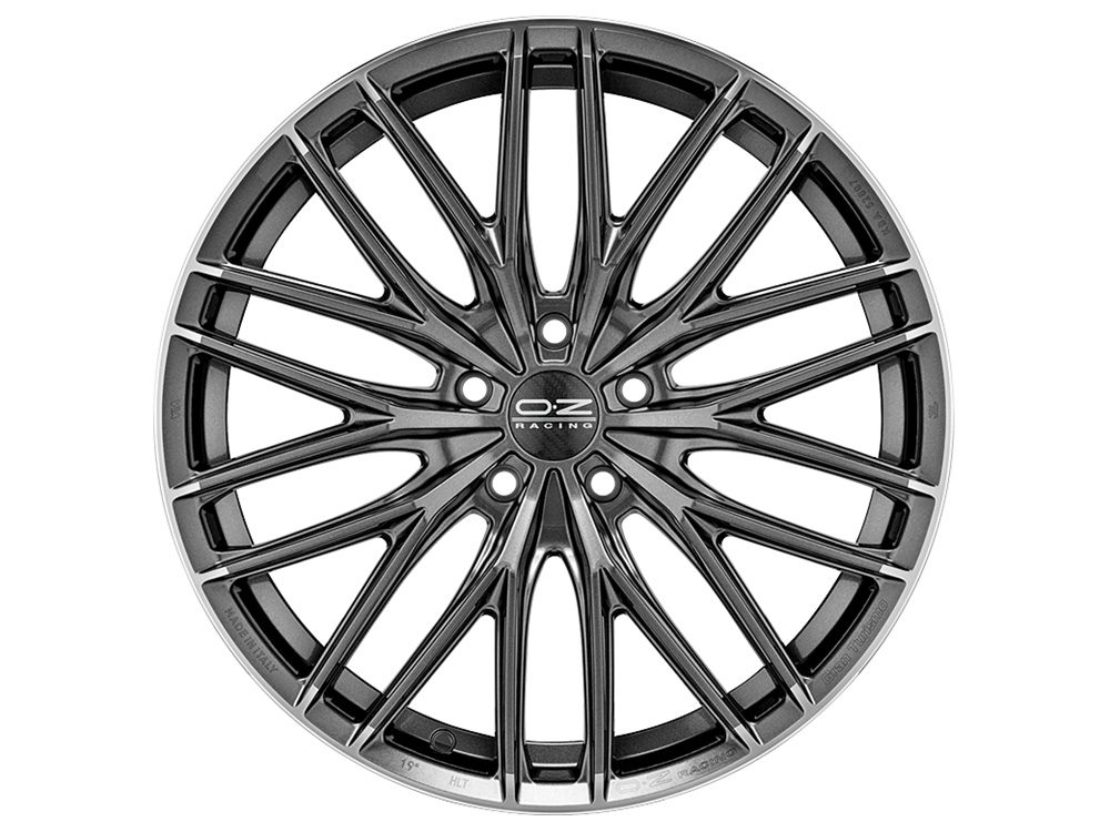 OZ GRAN TURISMO HLT 11.0x20 5x112 ET20 STAR GRAPHITE DIAMOND LIP Felgen