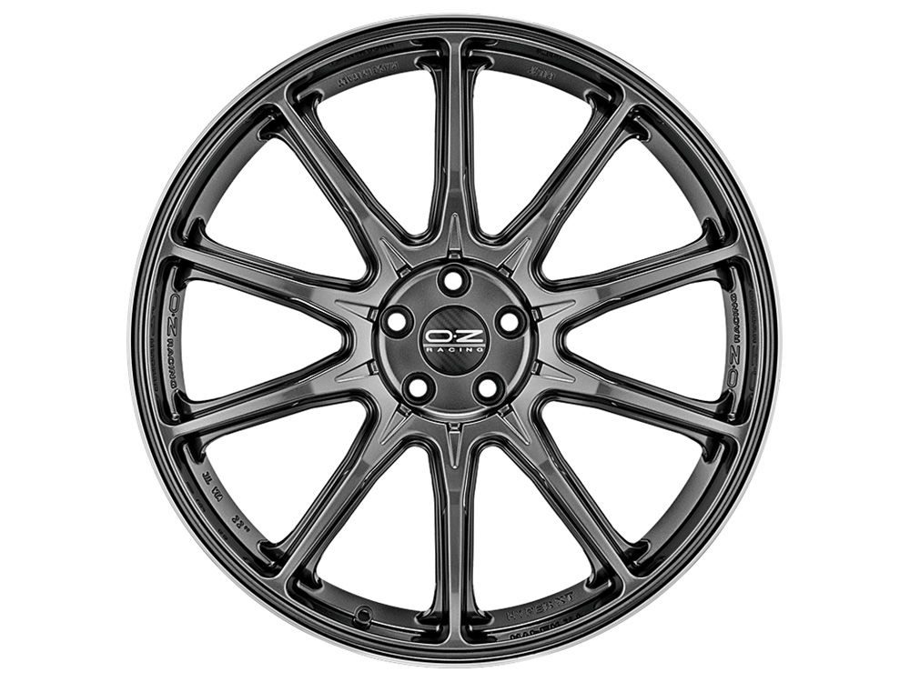OZ HYPER XT HLT 9.0x21 5x112 ET22 STAR GRAPHITE DIAMOND LIP Felgen