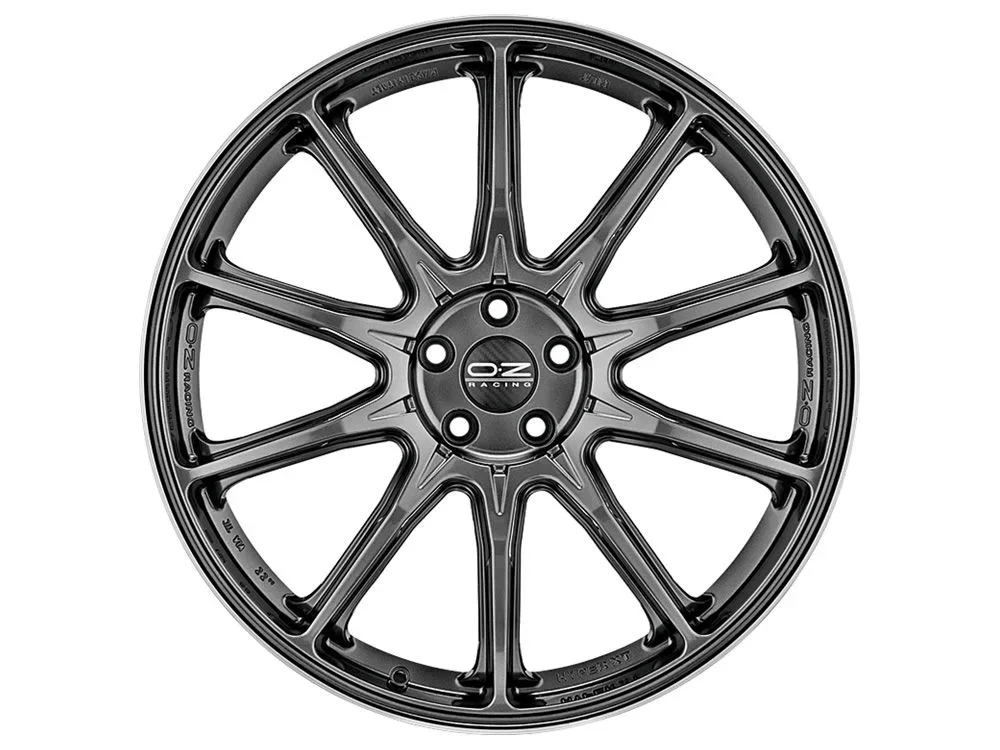 OZ HYPER XT HLT 9.5x20 5x130 ET46 STAR GRAPHITE DIAMOND LIP Felgen