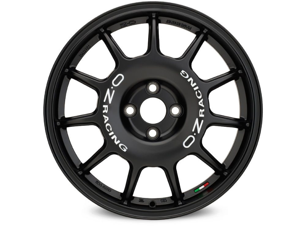 Felgen OZ LEGGENDA 7.0x17 4x100 ET42 Matt Black White Lettering