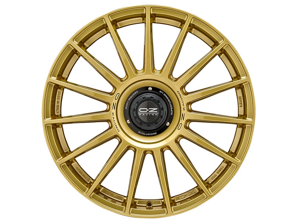 Felgen OZ SUPERTURISMO EVOLUZIONE 8.0x18 5x112 ET35 Race Gold Black Lettering