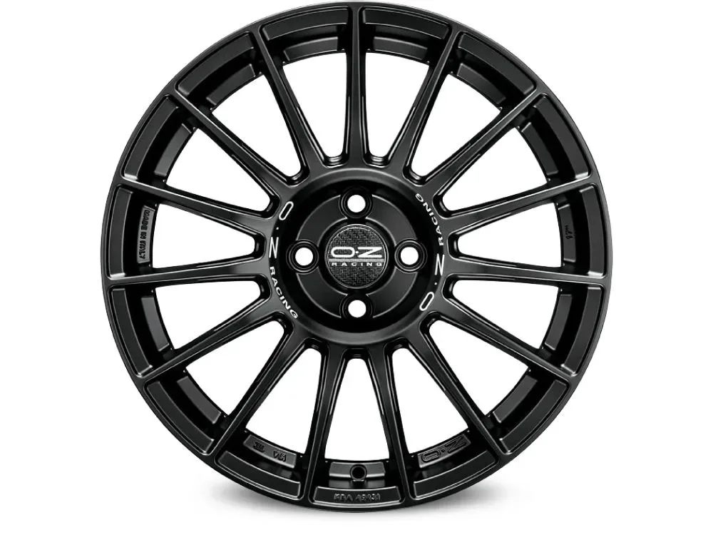 OZ SUPERTURISMO LM 8.5x19 5x108 ET45 MATT BLACK SILVER LETTERING Felgen