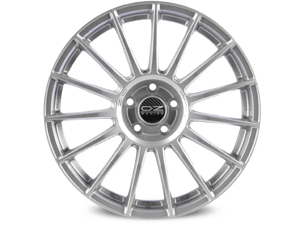 OZ SUPERTURISMO LM 7.0x17 4x100 ET37 MATT RACE SILVER BLACK LETTERING Felgen