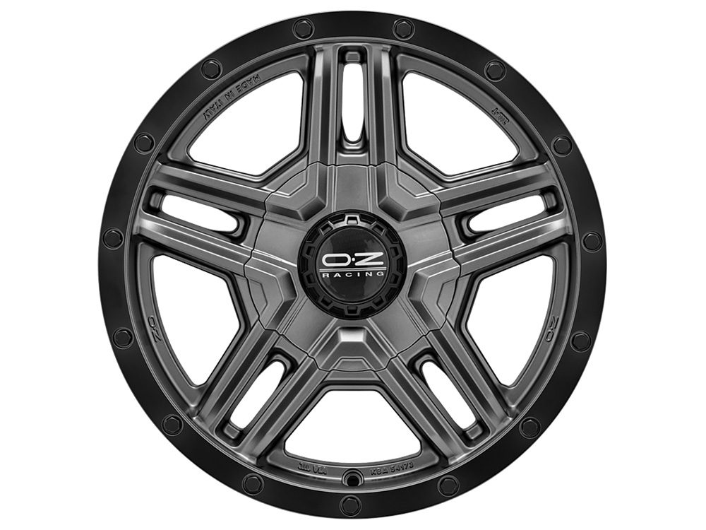 Felgen OZ RALLY ADVENTURE 8.0x17 6x130 ET45 Matt Graphite Black Lip + Rivets