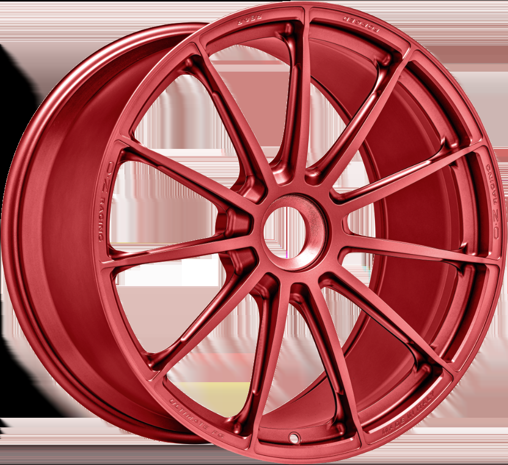 OZ ULTIMATE AL FG 13.0x21 15x130 ET31 ANOD.IZZATO ROSSO TECHNO Felgen