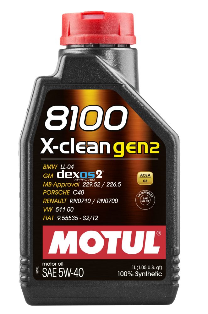 Motul 8100 X-clean gen2 5W40 Motoröl 1L