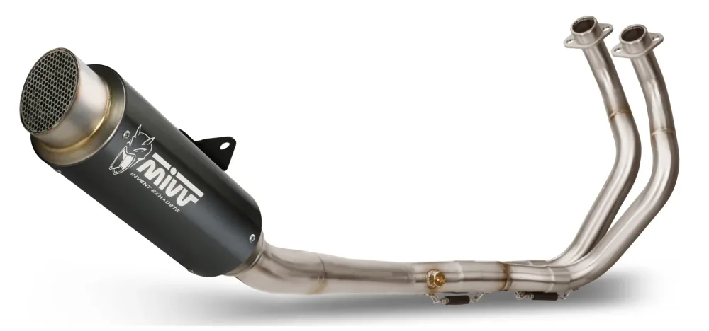 MIVV GP Pro Auspuff 2-1 schwarz Y.045.KXBP für Yamaha MT-07 - Motorradteile & Ersatzteile - Auspuff