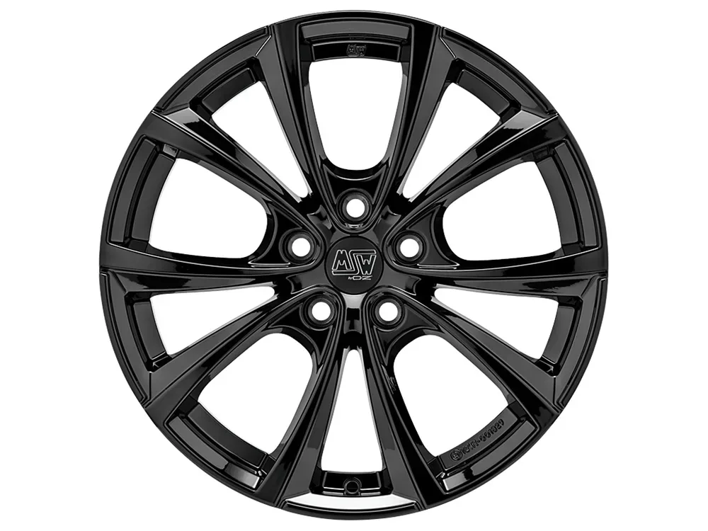 MSW 27T 8.5x18 5x114.3 ET40 GLOSS BLACK Felgen