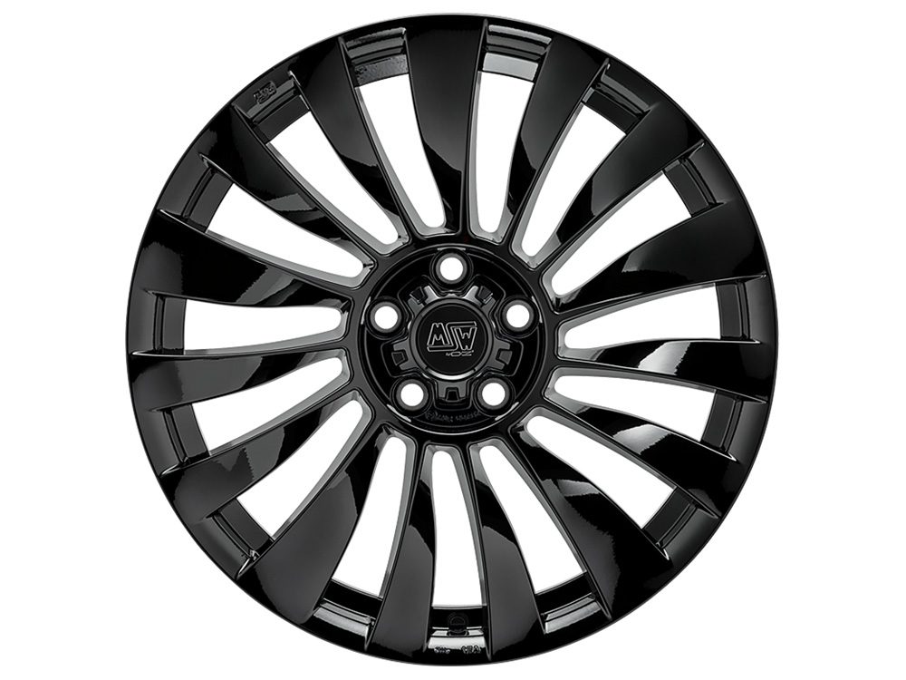 MSW 37T 9.5x20 5x114.3 ET45 GLOSS BLACK Felgen