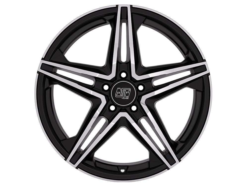 MSW 31 7.5x18 5x112 ET40 GLOSS BLACK FULL POLISHED Felgen