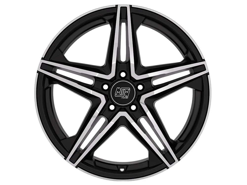 MSW 31 8.0x18 5x112 ET35 GLOSS BLACK FULL POLISHED Felgen